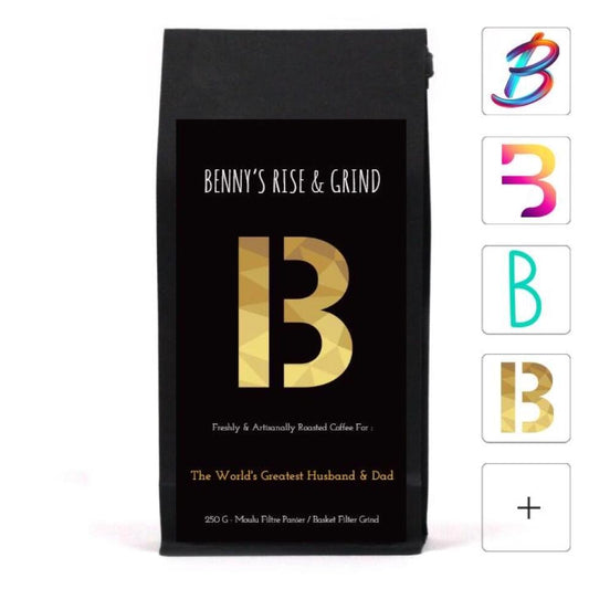 Personalized Letter Coffee Bag