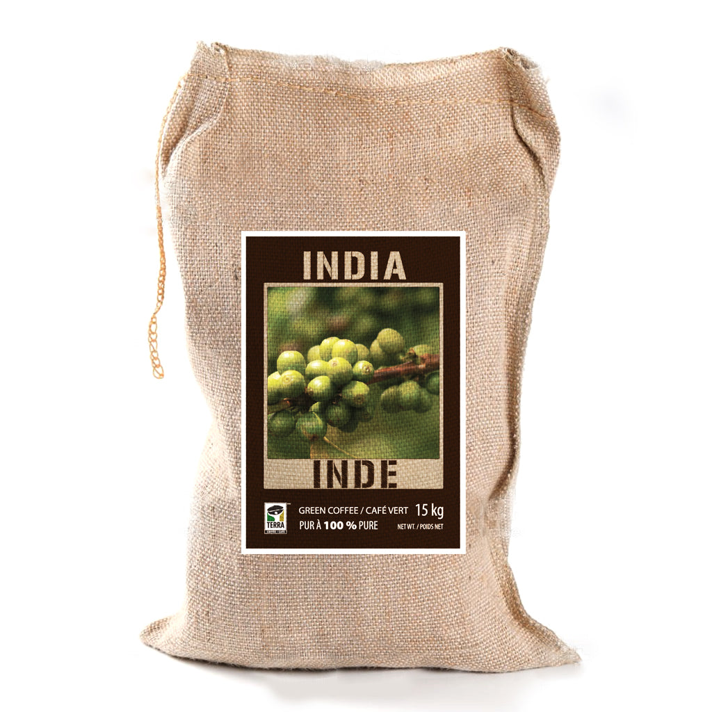INDIA MONSOONED MALABAR AA  - CERTIFIED RFA - GREEN COFFEE