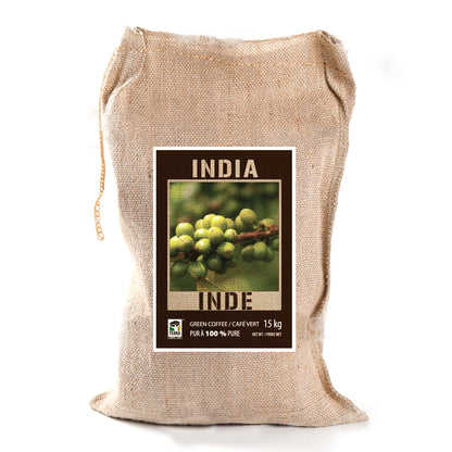 India Monsooned Malabar AA - Certified RFA - Green Coffee