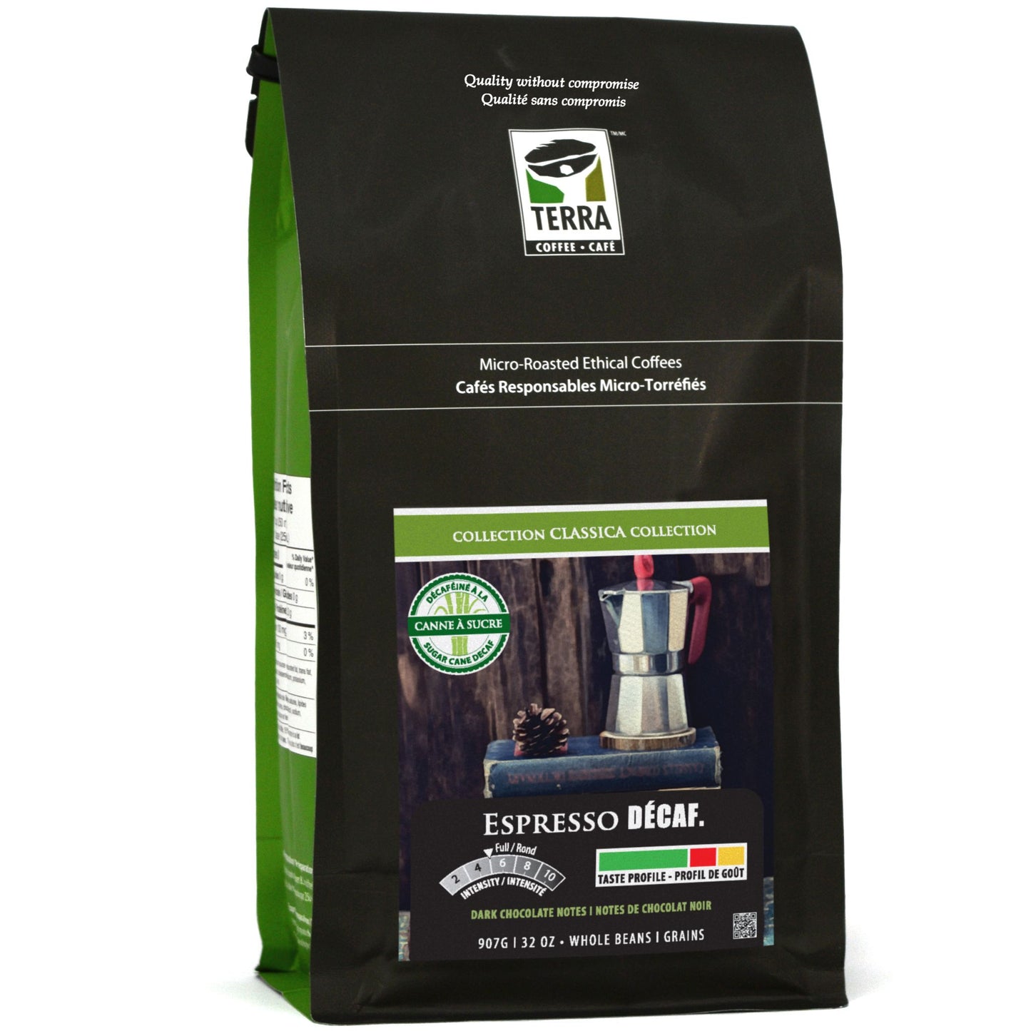 Espresso Decaf - E.A. Sugar Cane (100 % Medium Dark) Coffee