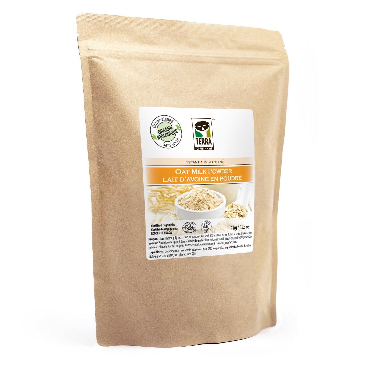 Organic Instant Oat Milk Powder