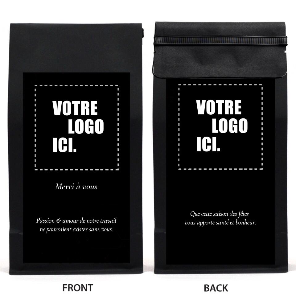 CADEAU CORPORATIF - SAC DE CAFÉ PERSONNALISÉ (FRANÇAIS)