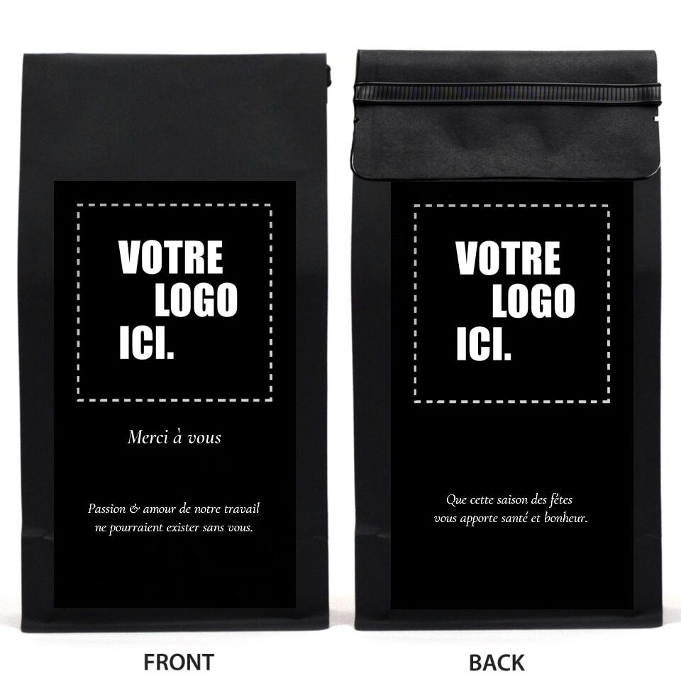 CADEAU CORPORATIF - SAC DE CAFÉ PERSONNALISÉ (FRANÇAIS)