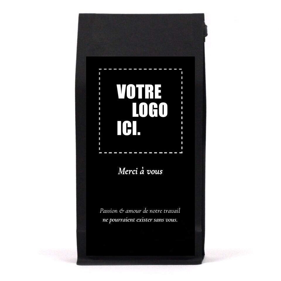 CADEAU CORPORATIF - SAC DE CAFÉ PERSONNALISÉ (FRANÇAIS)