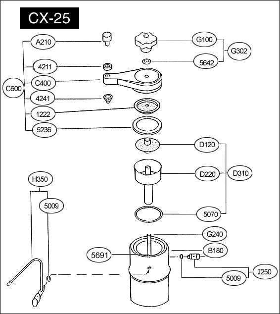 Pièce Bellman - Ensemble d'infusion (Brew Basket set) #D310