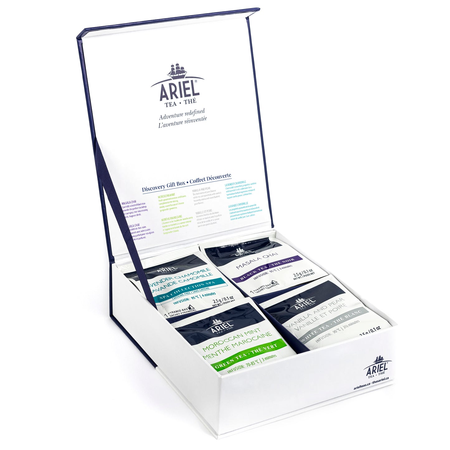 Coffret Cadeau Découverte (28 Sachets) Thé Ariel