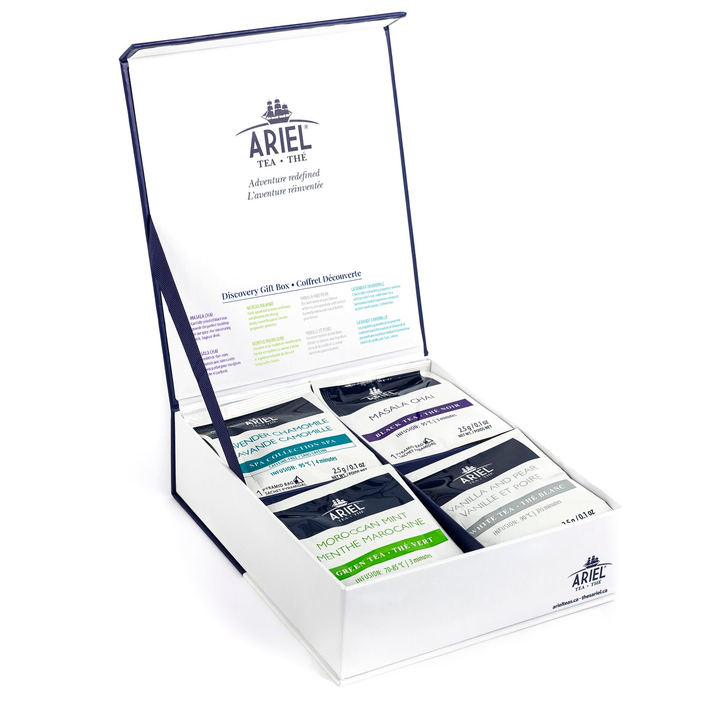 COFFRET CADEAU DÉCOUVERTE (28 SACHETS) THÉ ARIEL