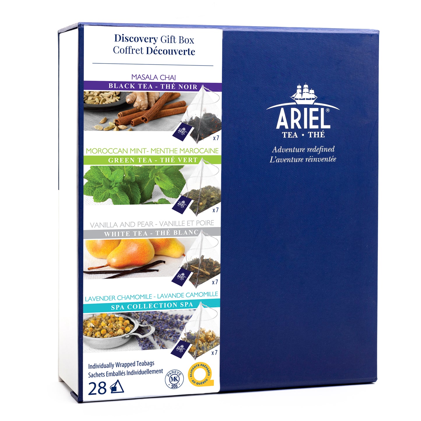 Coffret Cadeau Découverte (28 Sachets) Thé Ariel