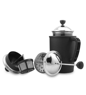 CAFETIÈRE/THÉIÈRE PISTON THERMIQUE (NOIR)