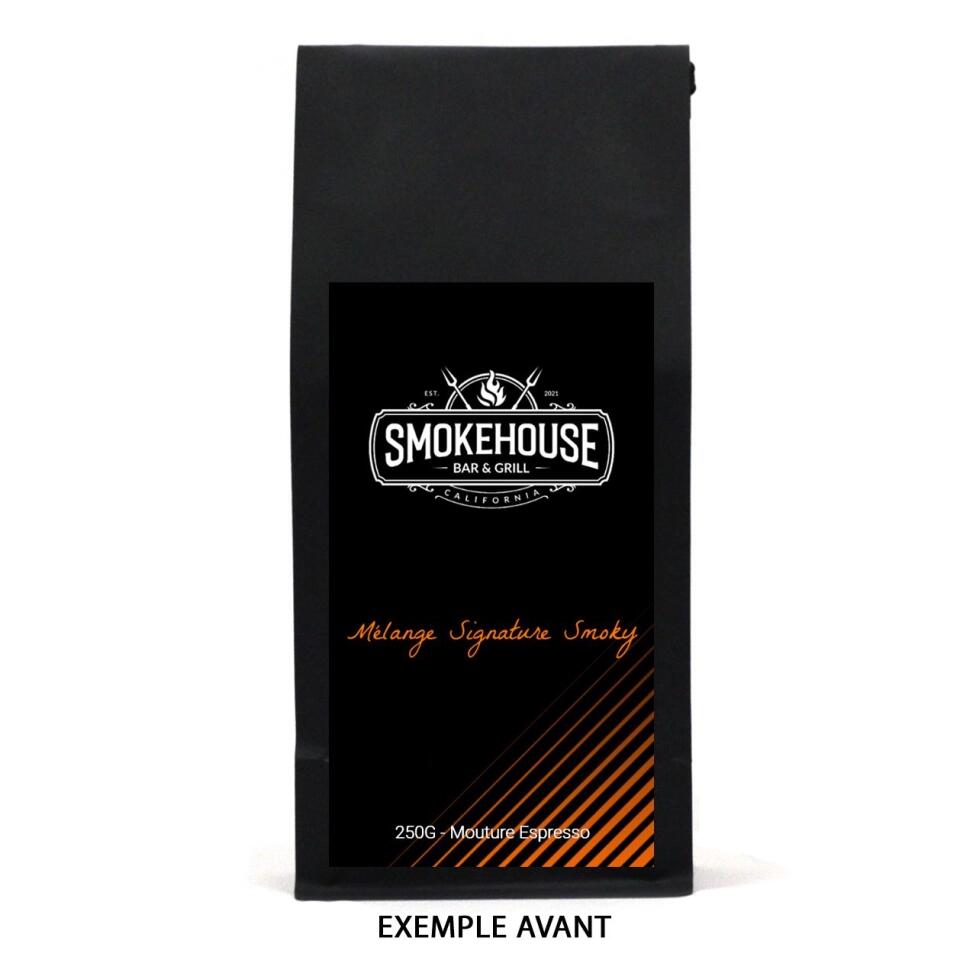 Cadeau corporatif de café personnalisé (français)