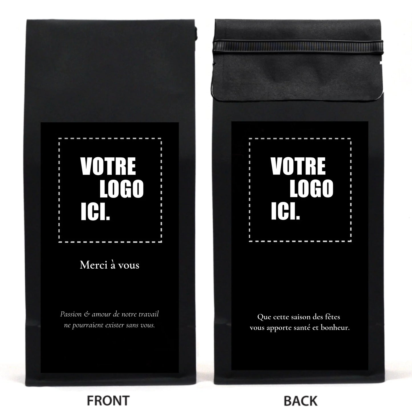 CADEAU CORPORATIF - SAC DE CAFÉ PERSONNALISÉ (FRANÇAIS)