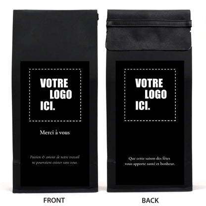 CADEAU CORPORATIF - SAC DE CAFÉ PERSONNALISÉ (FRANÇAIS)