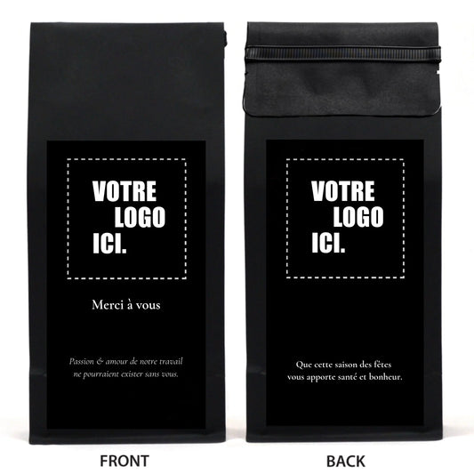 CADEAU CORPORATIF - SAC DE CAFÉ PERSONNALISÉ (FRANÇAIS)