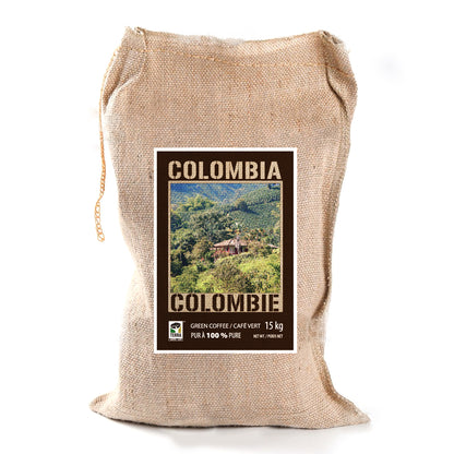 COLOMBIA SUPREMO ORIGEN SCR.17 - CERTIFIED RFA & ORGANIC - GREEN COFFEE