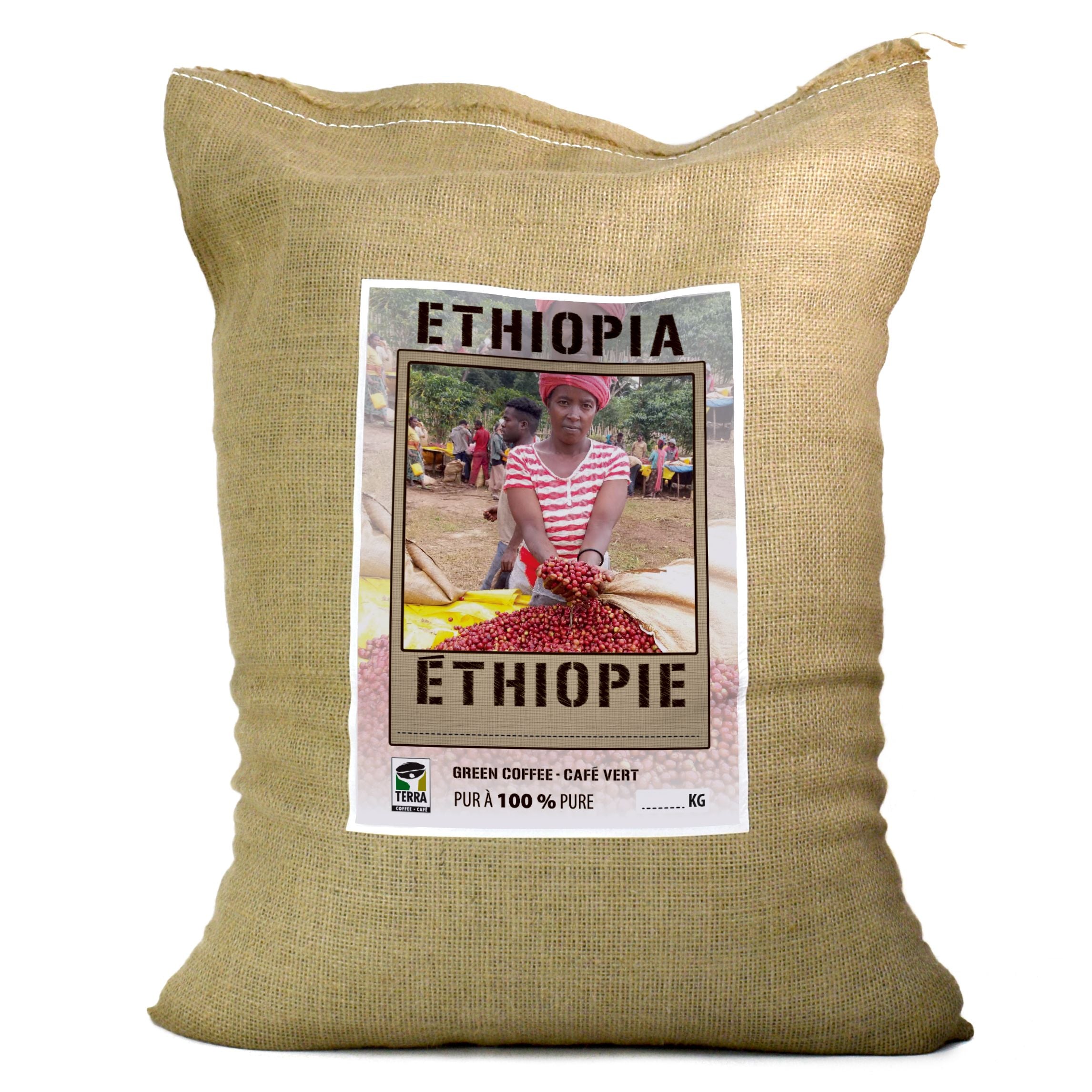 Ethiopia Sidamo Shefina Gr.4 Natural - Certified Organic - Green Coffee