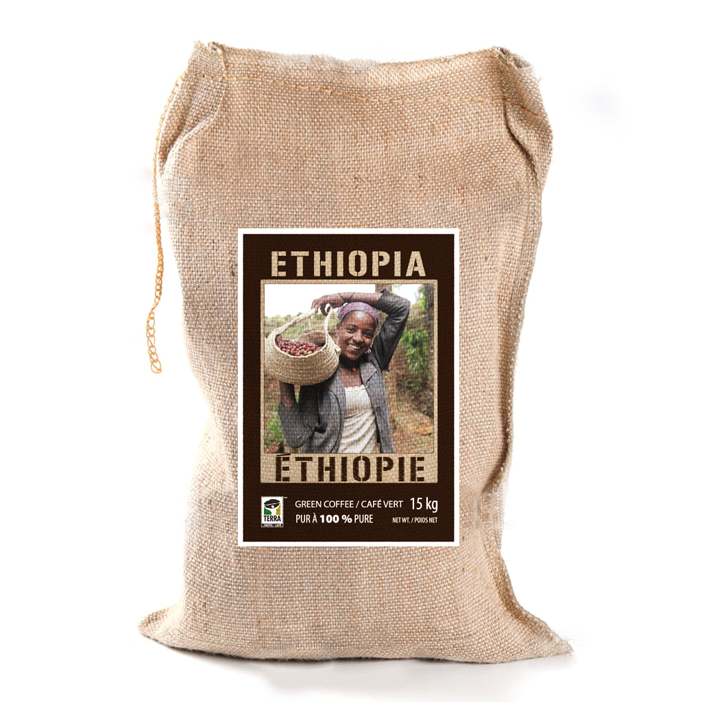 Ethiopia Kaffa Anderacha Black Honey Grade 1 - Green Coffee
