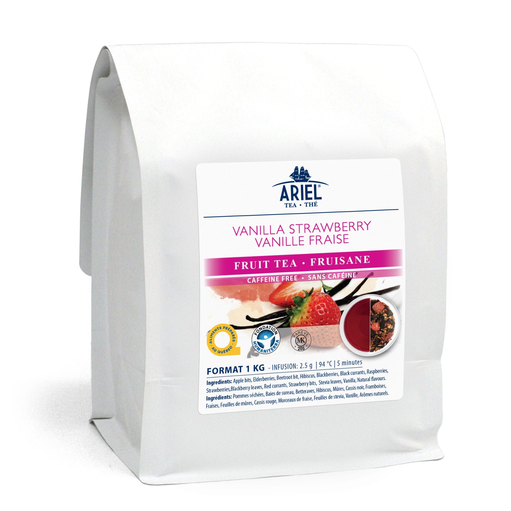 Vanilla Strawberry Fruit Tea