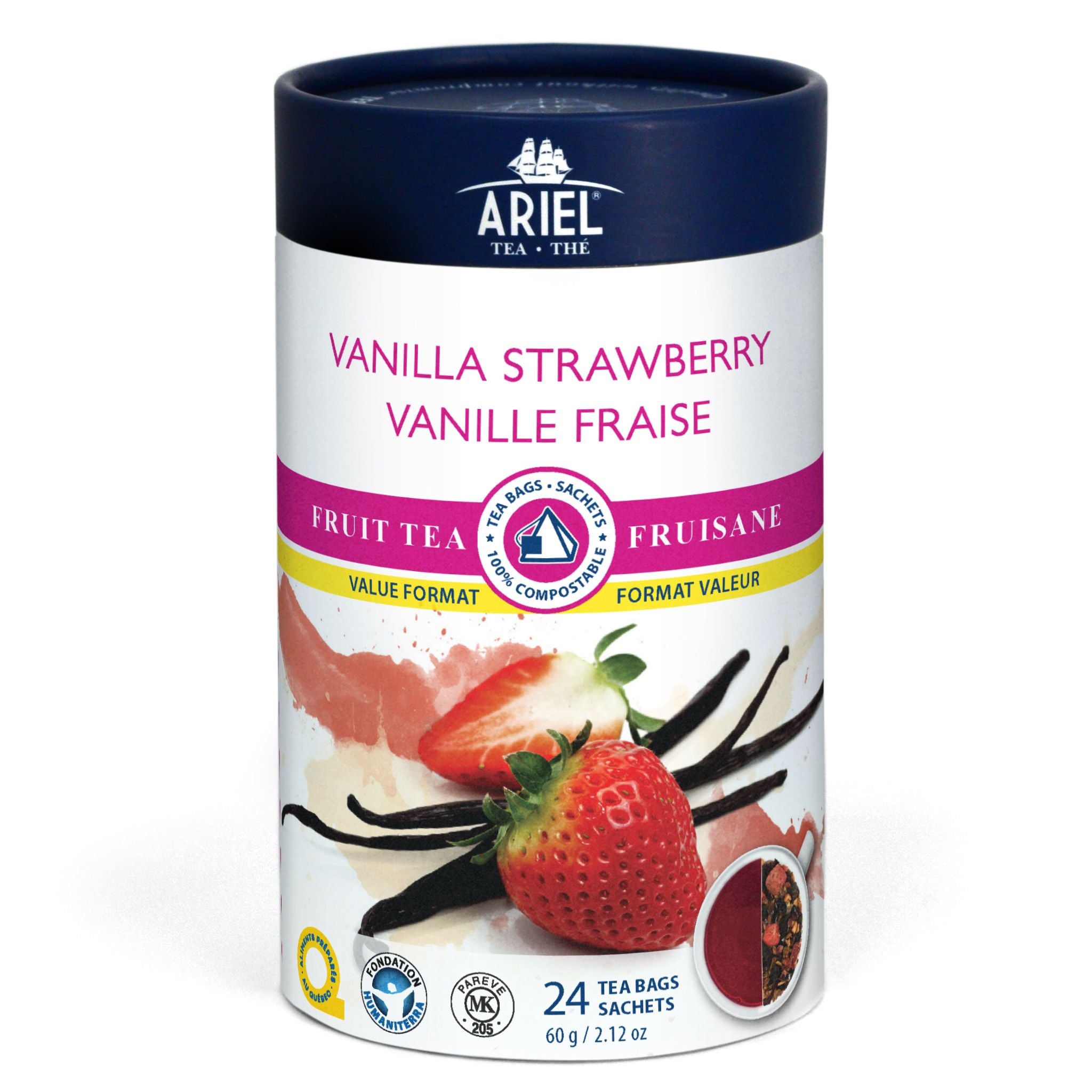Vanilla Strawberry Fruit Tea