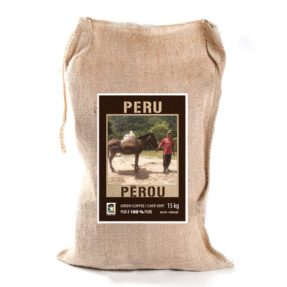 PERU WASHED AMAZONAS GR.1  - CERTIFIED ORGANIC - GREEN COFFEE
