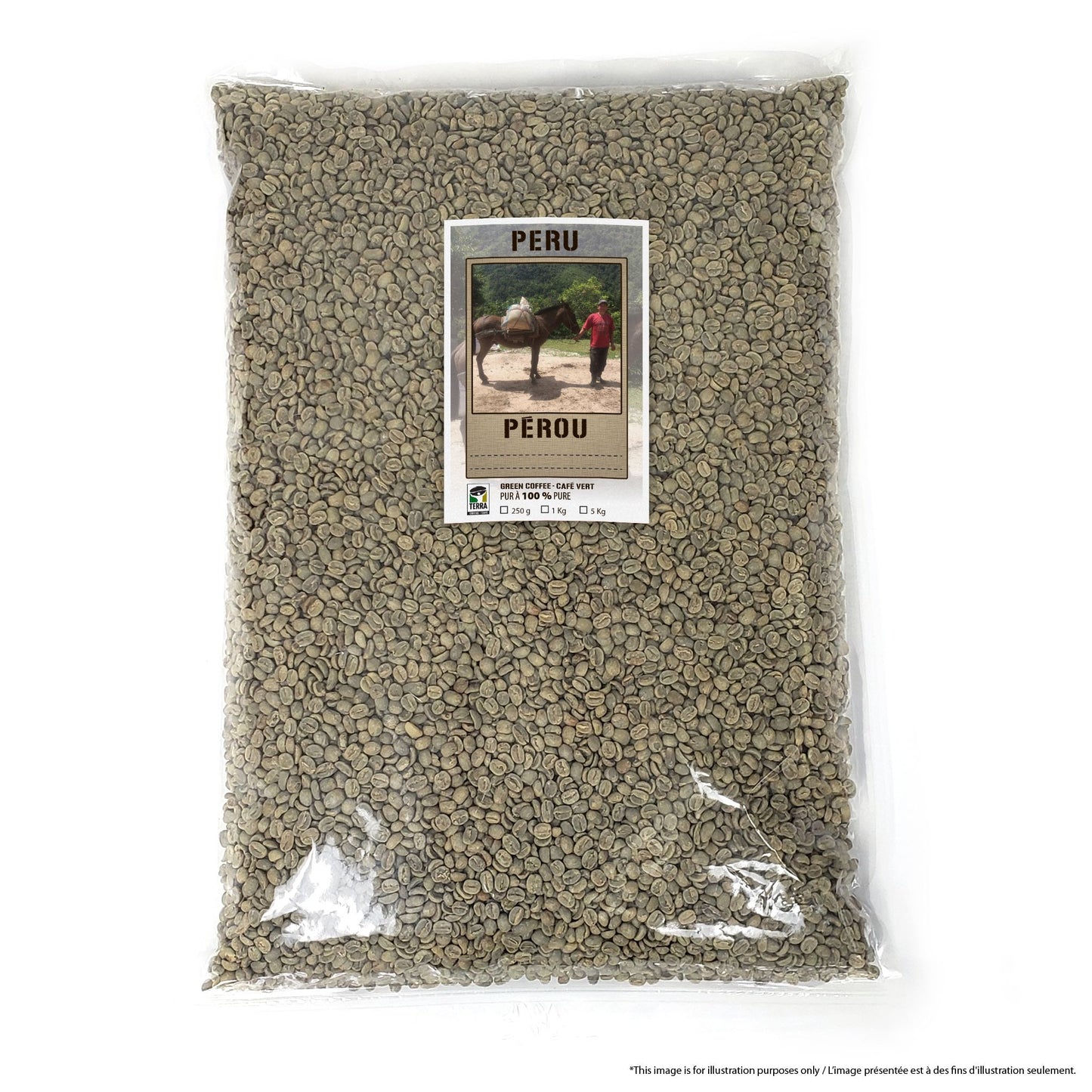 Peru Washed Amazonas Grade 1 - Certified Organic - Green Coffee