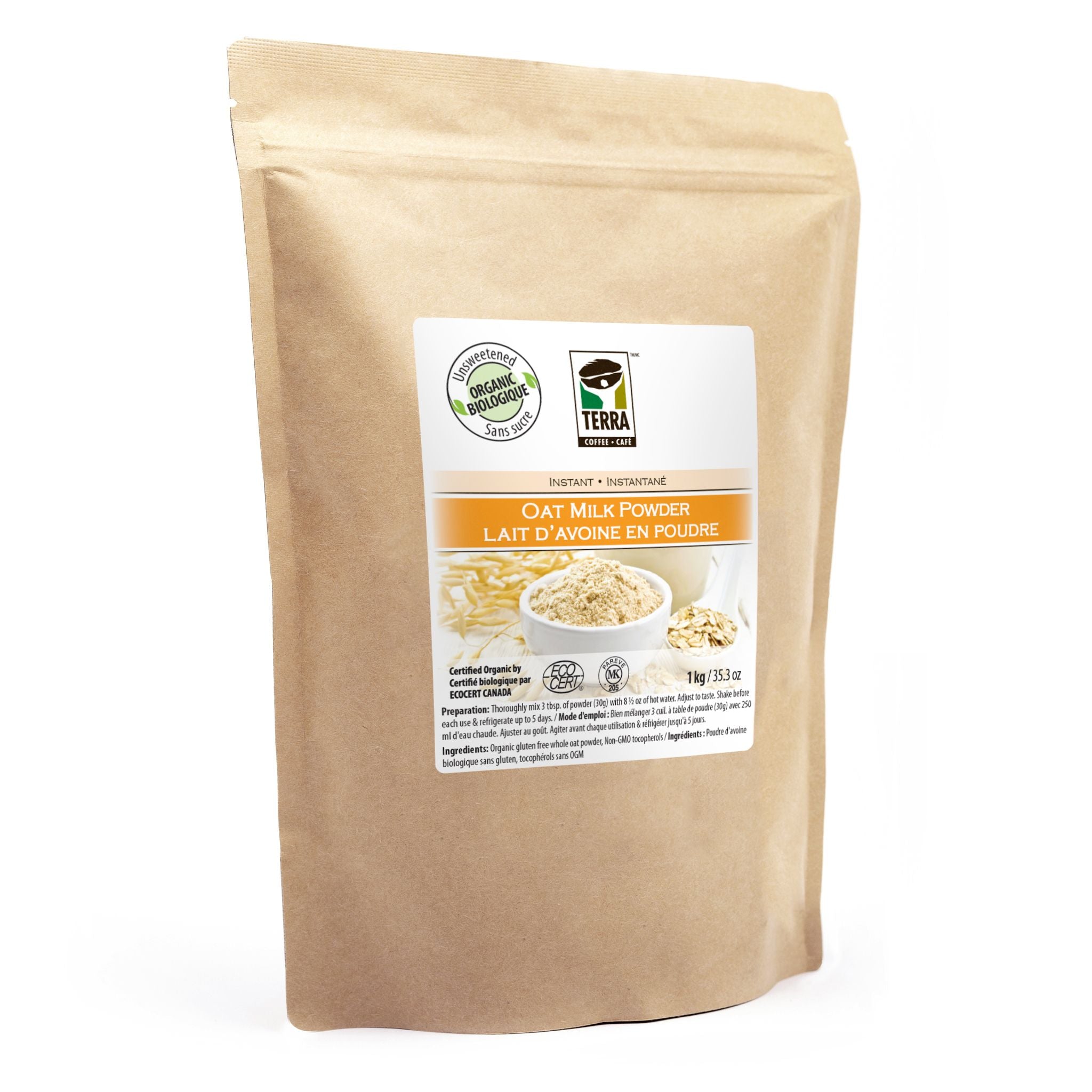 Organic Instant Oat Milk Powder