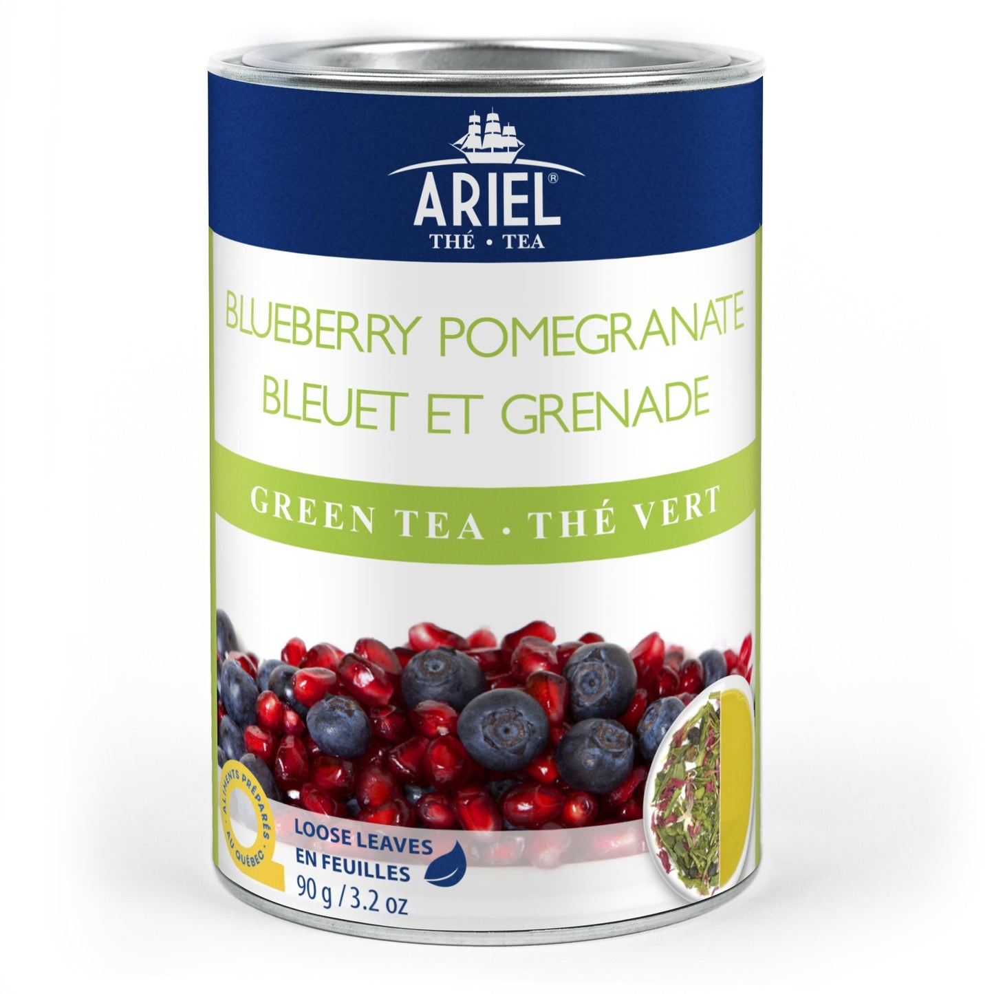BLUEBERRY POMEGRANATE - GREEN TEA