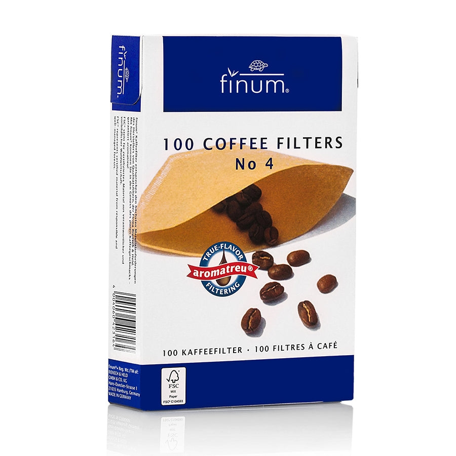 FINUM PAPER COFFEE FILTERS SIZE #4