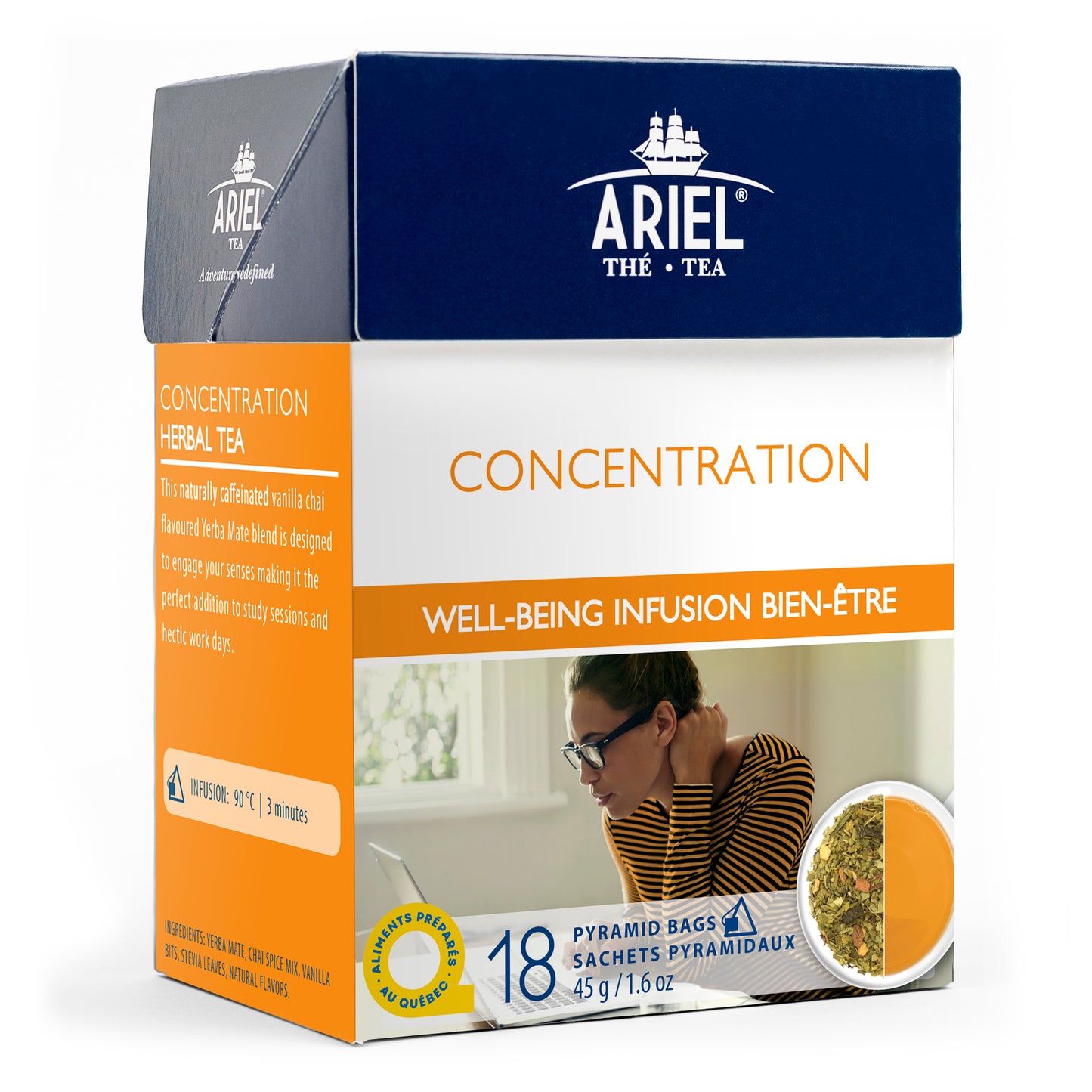 Concentration - Herbal Tea (with Yerba Mate)