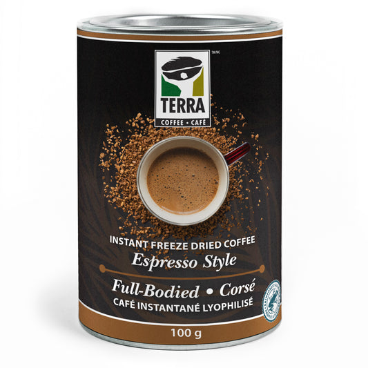 Instant Freeze-Dried Coffee - Espresso Style 100 gr