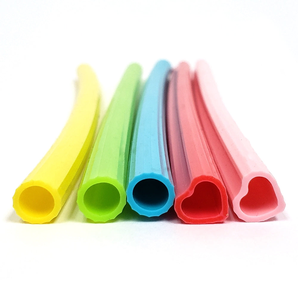 Pailles réutilisables (Ens. de 5 avec brosse nettoyante)